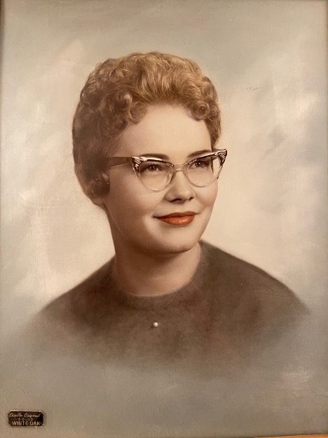 Barbara Ann Hewitt, senior yearbook photograph, 1959