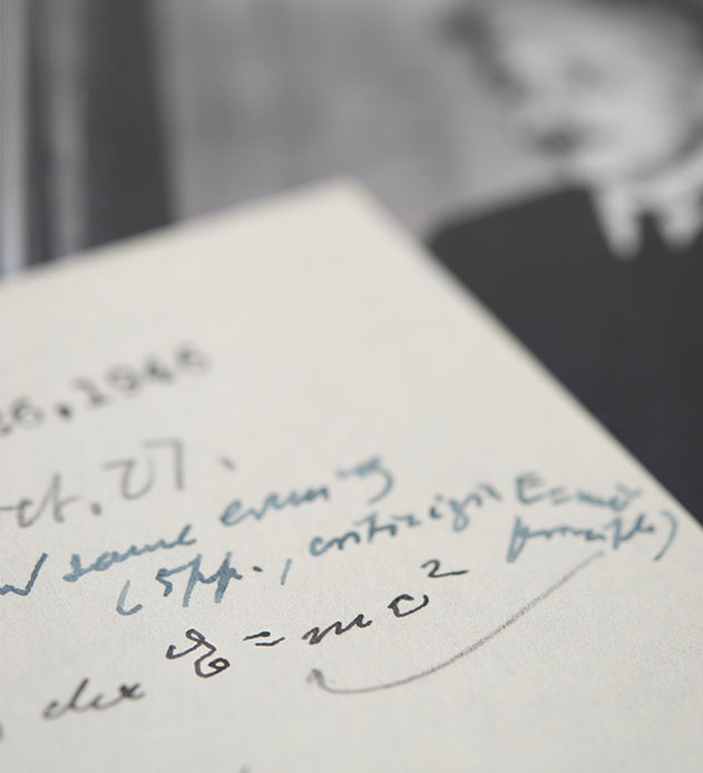 Albert Einstein Document E=MC2